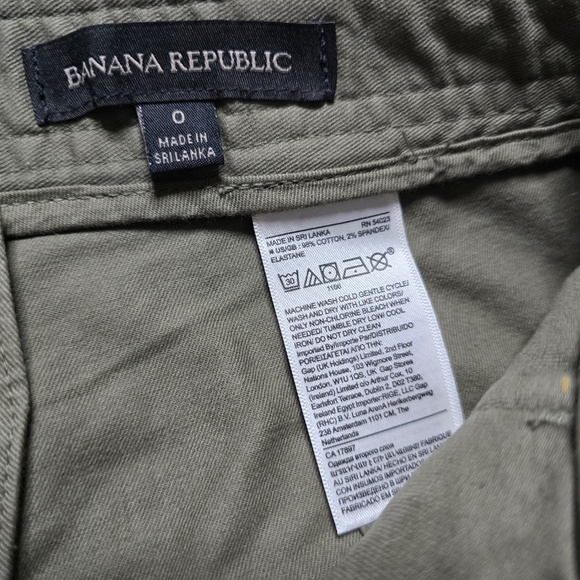 Banana Republic High Waisted Barrel Utility Pants Size 0 - Picture 7 of 13